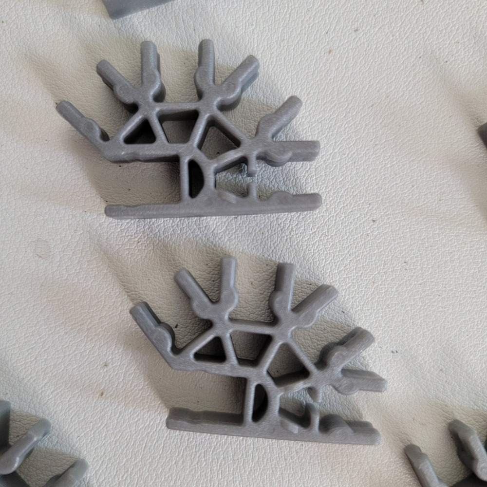 K'Nex Gray 4-way 3D Connector Replacement Parts Bulk Lot Knex Part Qty 100